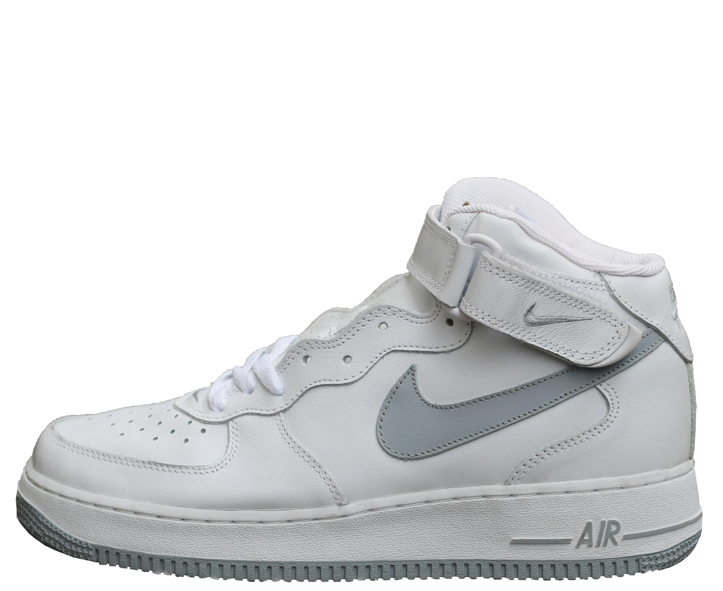 Nike Air Force 1 ホワイト/シルバー nike+air+force+1+white+grey+